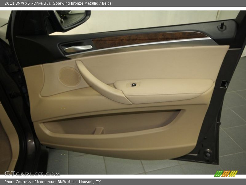 Sparkling Bronze Metallic / Beige 2011 BMW X5 xDrive 35i