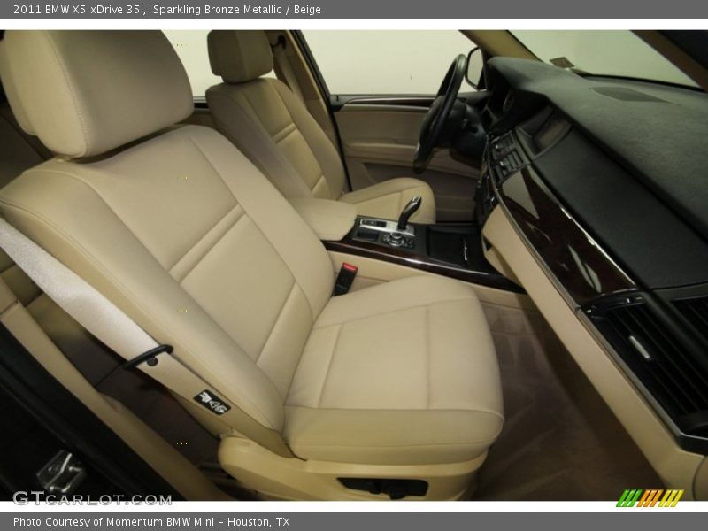 Sparkling Bronze Metallic / Beige 2011 BMW X5 xDrive 35i