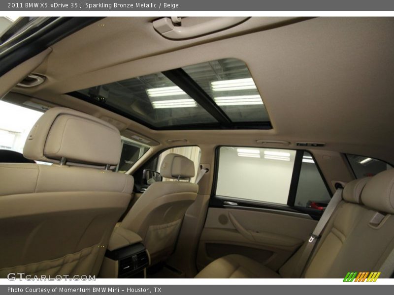 Sparkling Bronze Metallic / Beige 2011 BMW X5 xDrive 35i