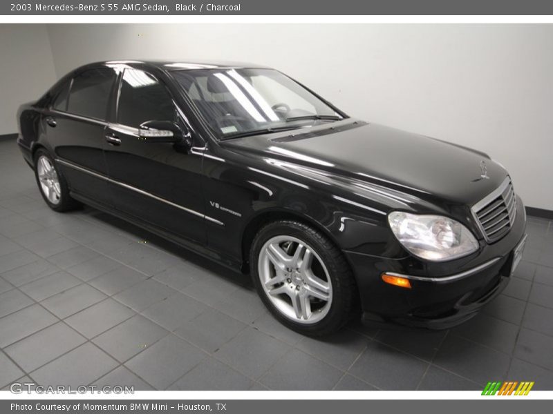 Front 3/4 View of 2003 S 55 AMG Sedan