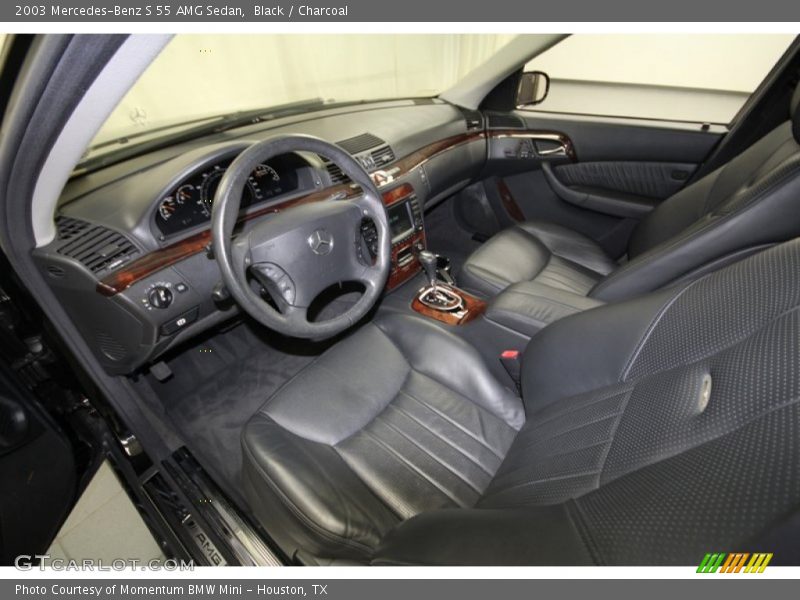 Charcoal Interior - 2003 S 55 AMG Sedan 
