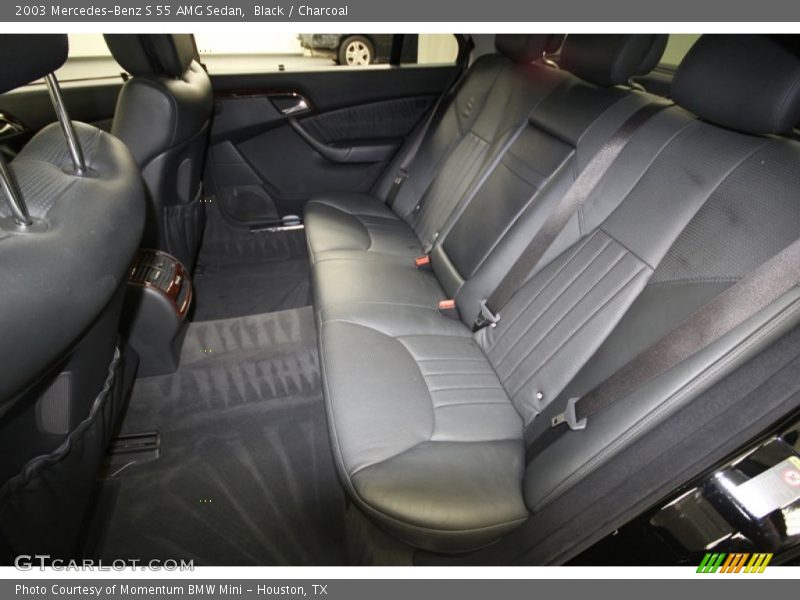 Rear Seat of 2003 S 55 AMG Sedan