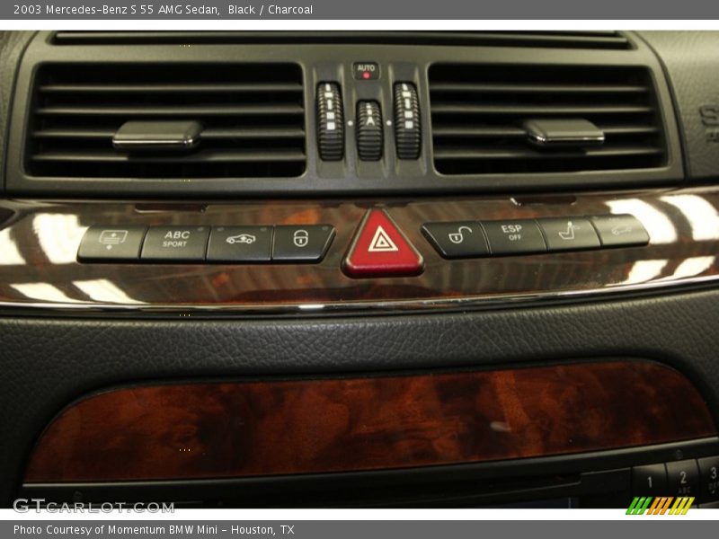 Controls of 2003 S 55 AMG Sedan