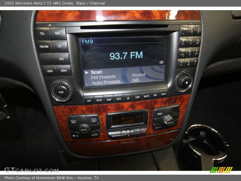 Controls of 2003 S 55 AMG Sedan