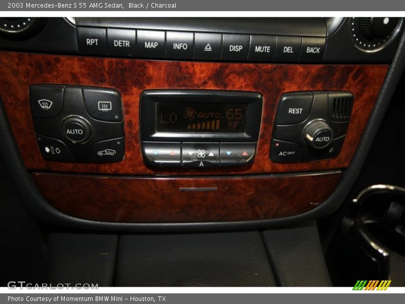 Controls of 2003 S 55 AMG Sedan