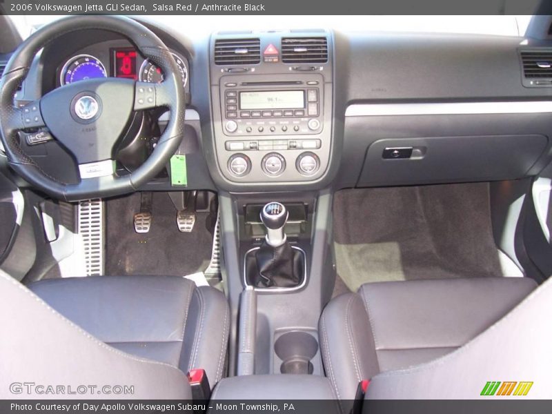 Salsa Red / Anthracite Black 2006 Volkswagen Jetta GLI Sedan