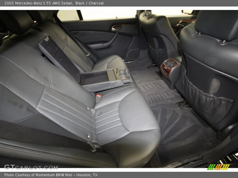 Rear Seat of 2003 S 55 AMG Sedan