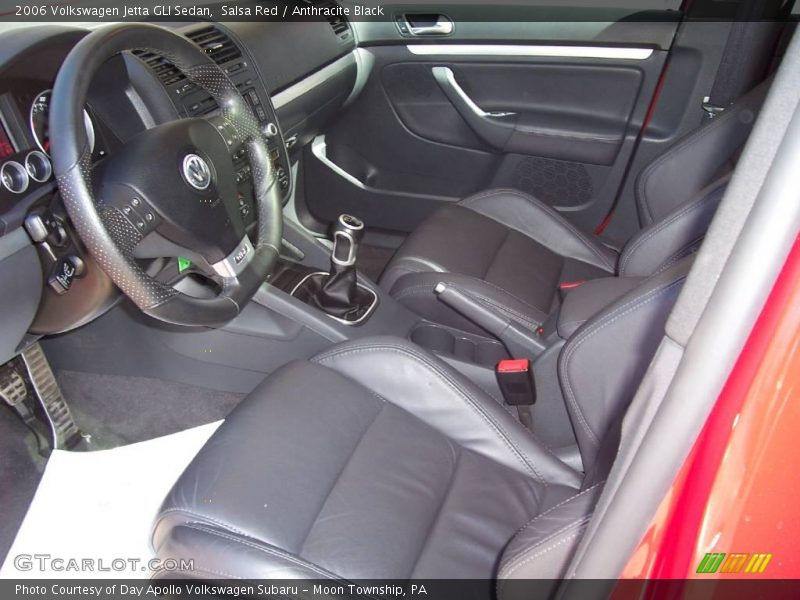 Salsa Red / Anthracite Black 2006 Volkswagen Jetta GLI Sedan