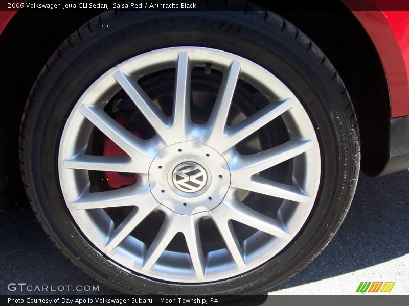 Salsa Red / Anthracite Black 2006 Volkswagen Jetta GLI Sedan