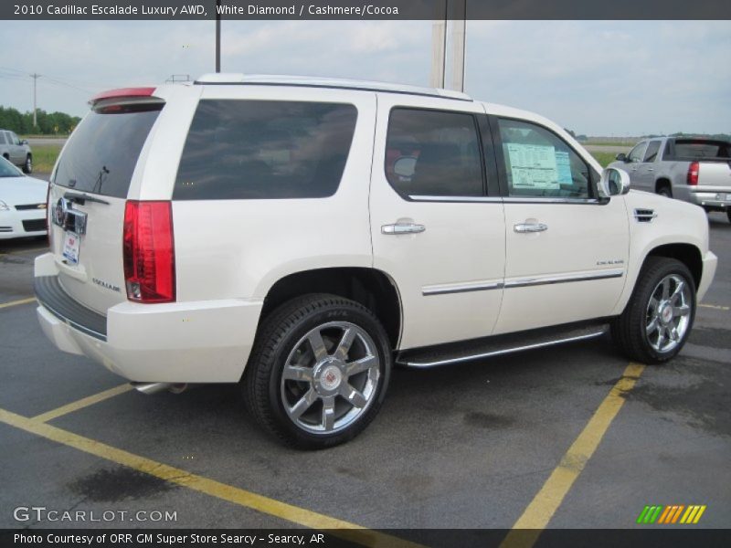 White Diamond / Cashmere/Cocoa 2010 Cadillac Escalade Luxury AWD
