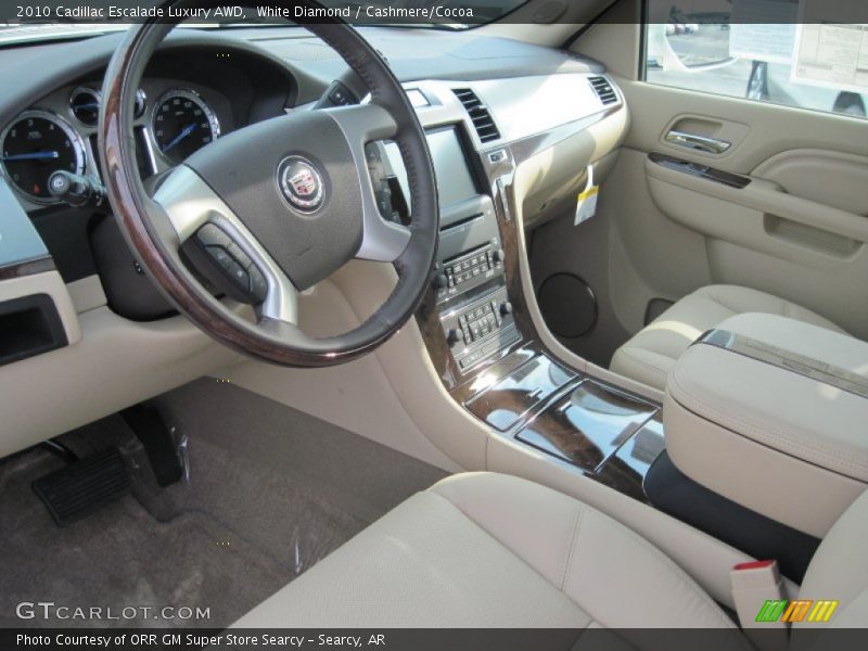 White Diamond / Cashmere/Cocoa 2010 Cadillac Escalade Luxury AWD