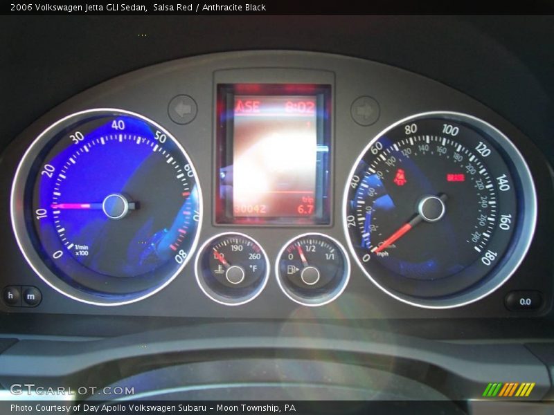 Salsa Red / Anthracite Black 2006 Volkswagen Jetta GLI Sedan