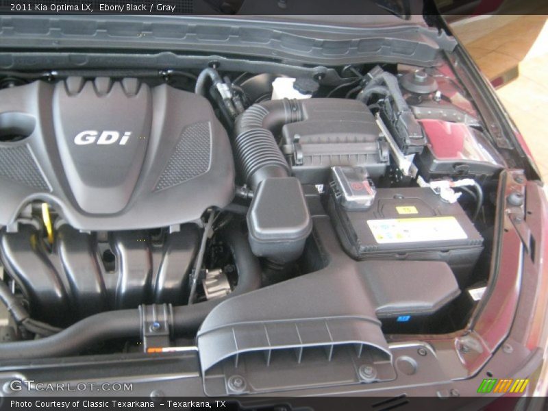 Ebony Black / Gray 2011 Kia Optima LX