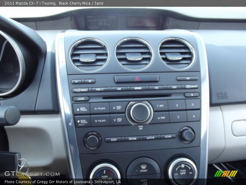 Controls of 2011 CX-7 i Touring