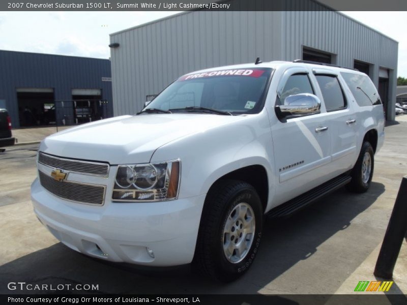 Summit White / Light Cashmere/Ebony 2007 Chevrolet Suburban 1500 LT