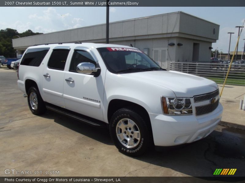 Summit White / Light Cashmere/Ebony 2007 Chevrolet Suburban 1500 LT