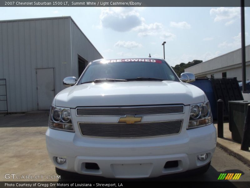 Summit White / Light Cashmere/Ebony 2007 Chevrolet Suburban 1500 LT