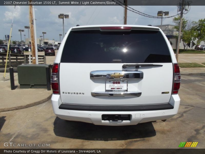 Summit White / Light Cashmere/Ebony 2007 Chevrolet Suburban 1500 LT