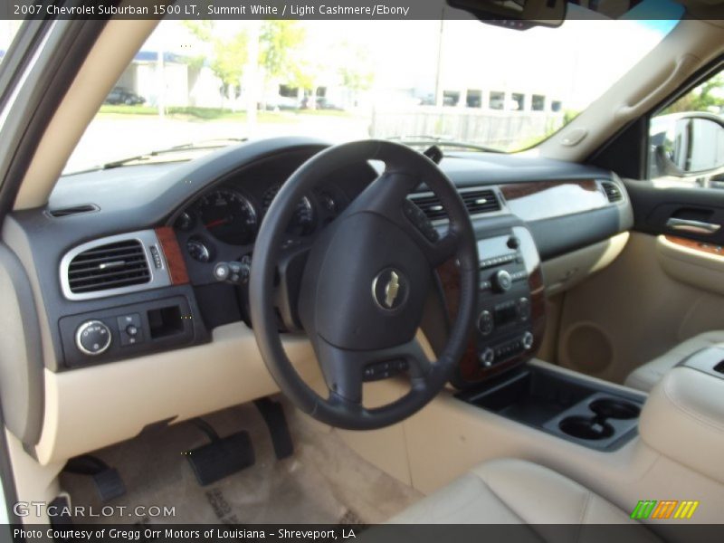 Summit White / Light Cashmere/Ebony 2007 Chevrolet Suburban 1500 LT