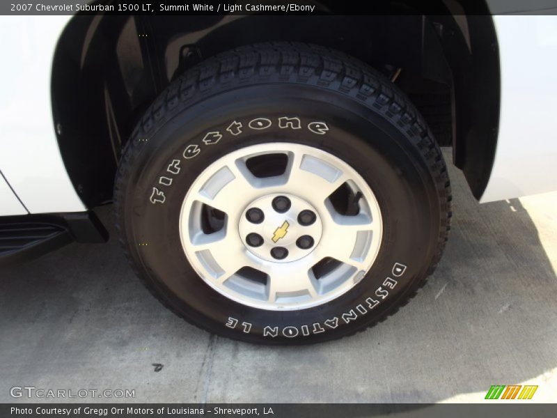 Summit White / Light Cashmere/Ebony 2007 Chevrolet Suburban 1500 LT