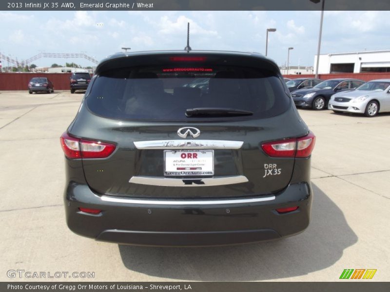 Emerald Graphite / Wheat 2013 Infiniti JX 35 AWD