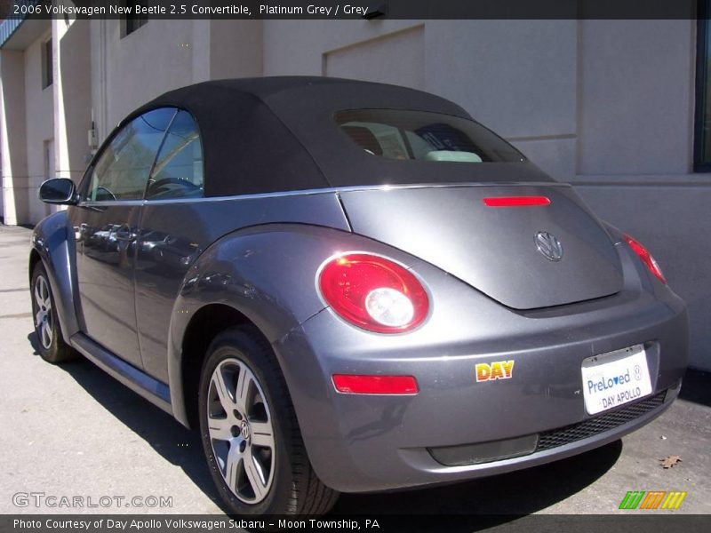 Platinum Grey / Grey 2006 Volkswagen New Beetle 2.5 Convertible