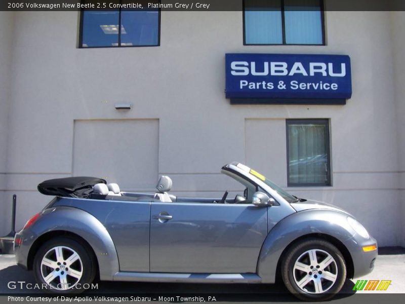 Platinum Grey / Grey 2006 Volkswagen New Beetle 2.5 Convertible