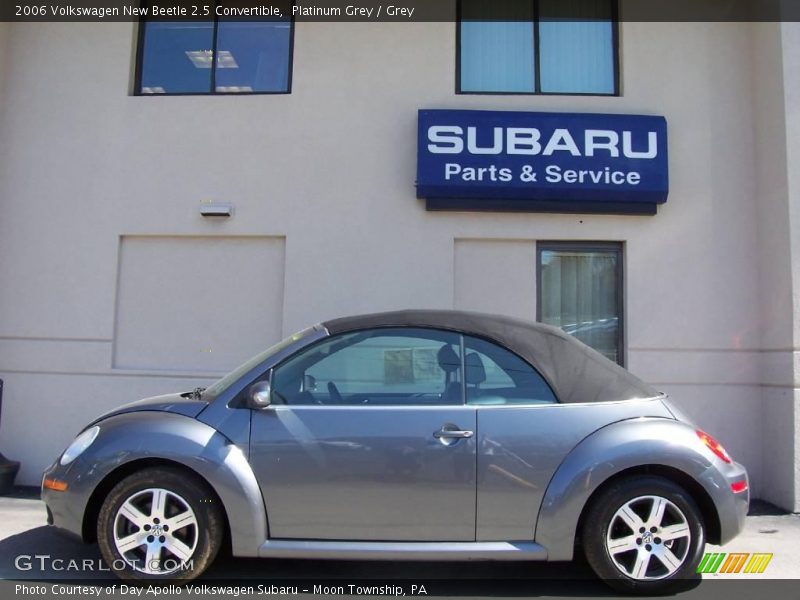 Platinum Grey / Grey 2006 Volkswagen New Beetle 2.5 Convertible