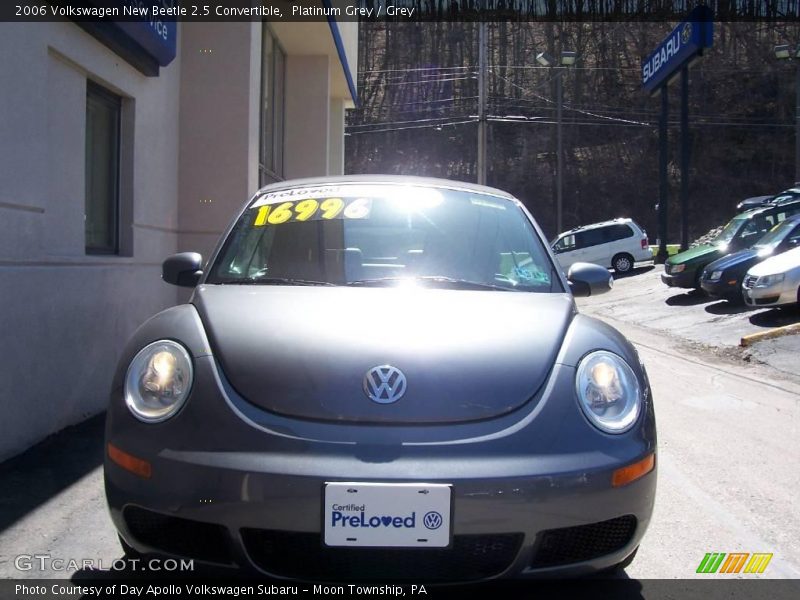 Platinum Grey / Grey 2006 Volkswagen New Beetle 2.5 Convertible