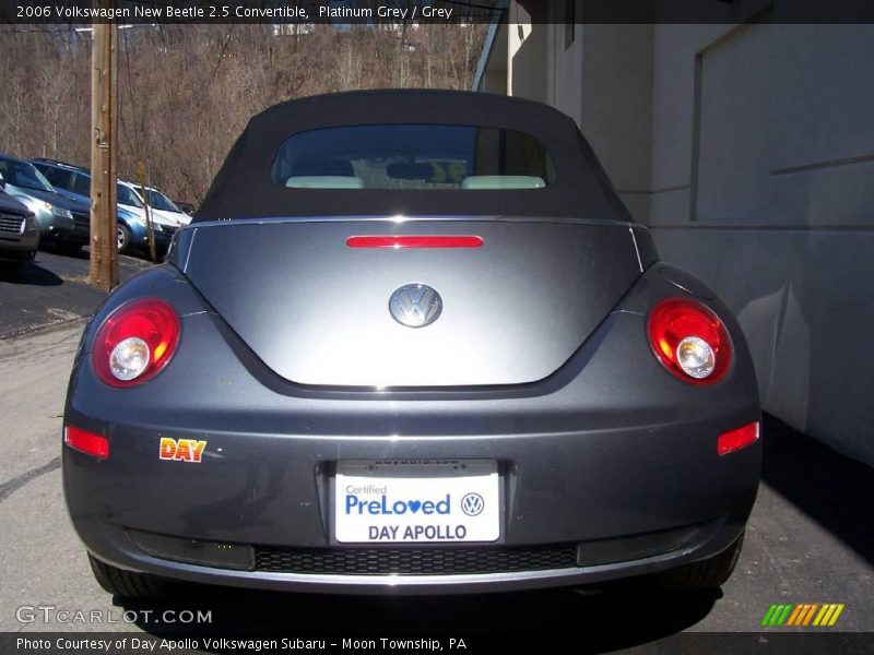 Platinum Grey / Grey 2006 Volkswagen New Beetle 2.5 Convertible
