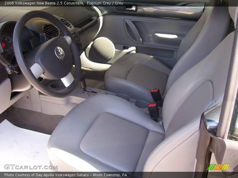 Platinum Grey / Grey 2006 Volkswagen New Beetle 2.5 Convertible