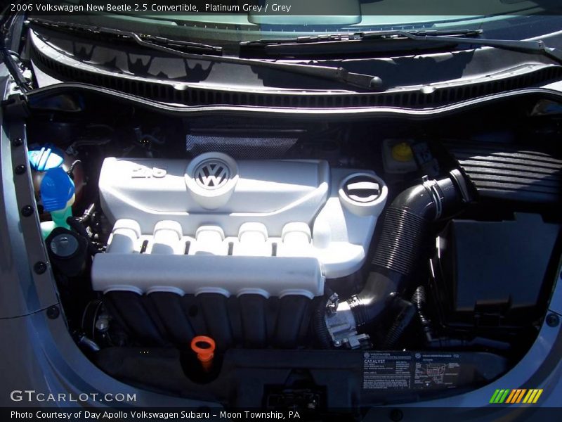 Platinum Grey / Grey 2006 Volkswagen New Beetle 2.5 Convertible