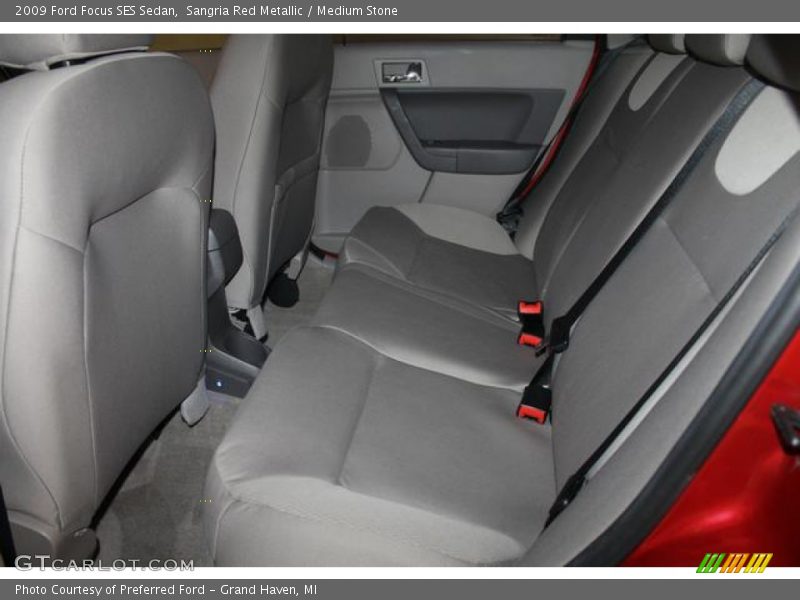 Sangria Red Metallic / Medium Stone 2009 Ford Focus SES Sedan