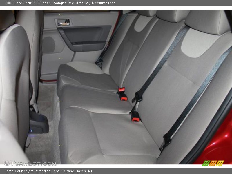 Sangria Red Metallic / Medium Stone 2009 Ford Focus SES Sedan