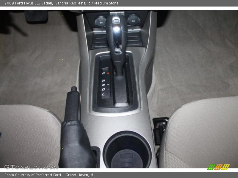 Sangria Red Metallic / Medium Stone 2009 Ford Focus SES Sedan