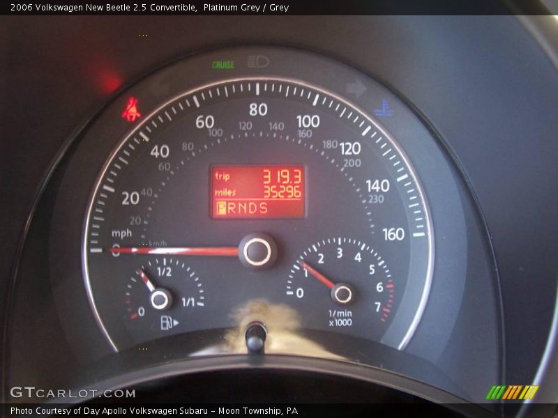 Platinum Grey / Grey 2006 Volkswagen New Beetle 2.5 Convertible