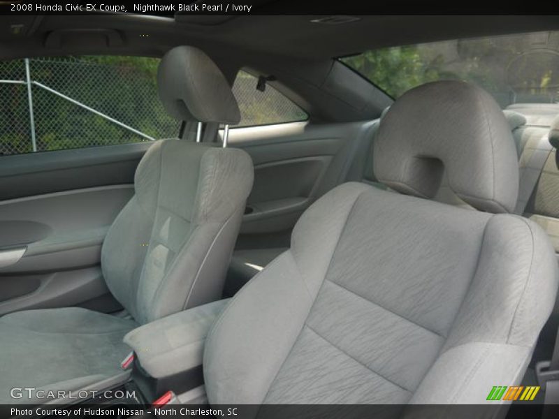 Nighthawk Black Pearl / Ivory 2008 Honda Civic EX Coupe