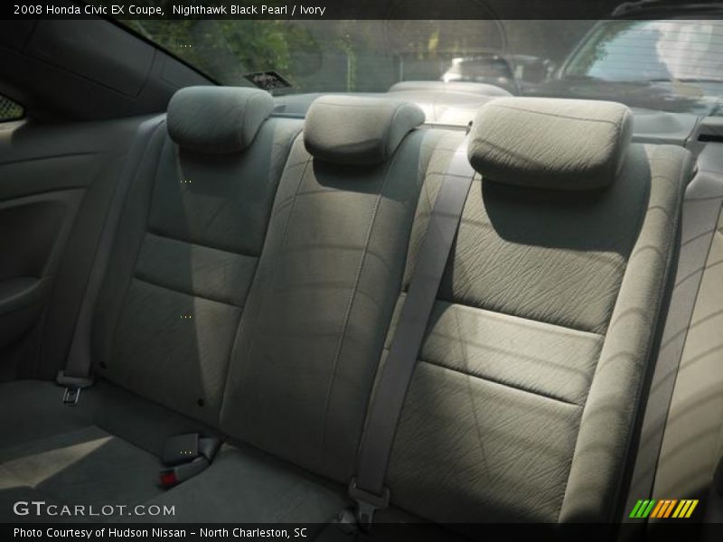 Nighthawk Black Pearl / Ivory 2008 Honda Civic EX Coupe