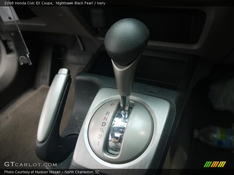 Nighthawk Black Pearl / Ivory 2008 Honda Civic EX Coupe