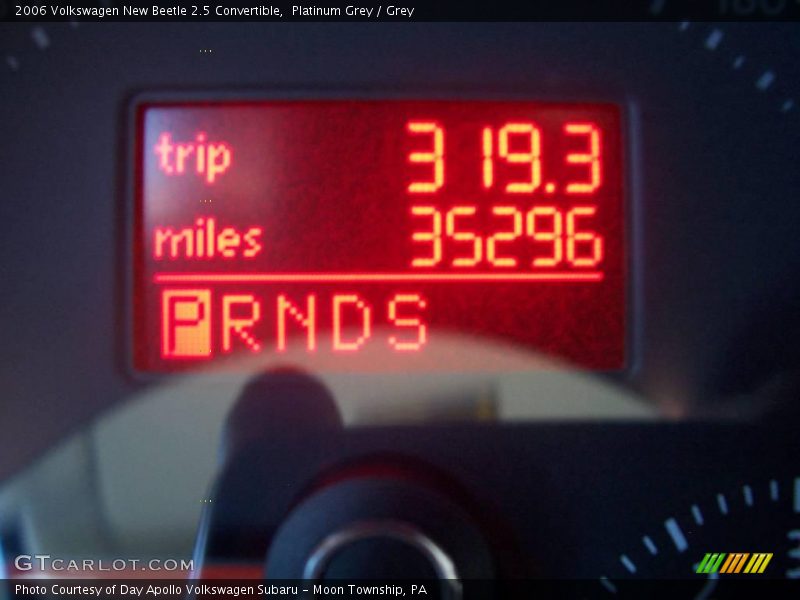 Platinum Grey / Grey 2006 Volkswagen New Beetle 2.5 Convertible