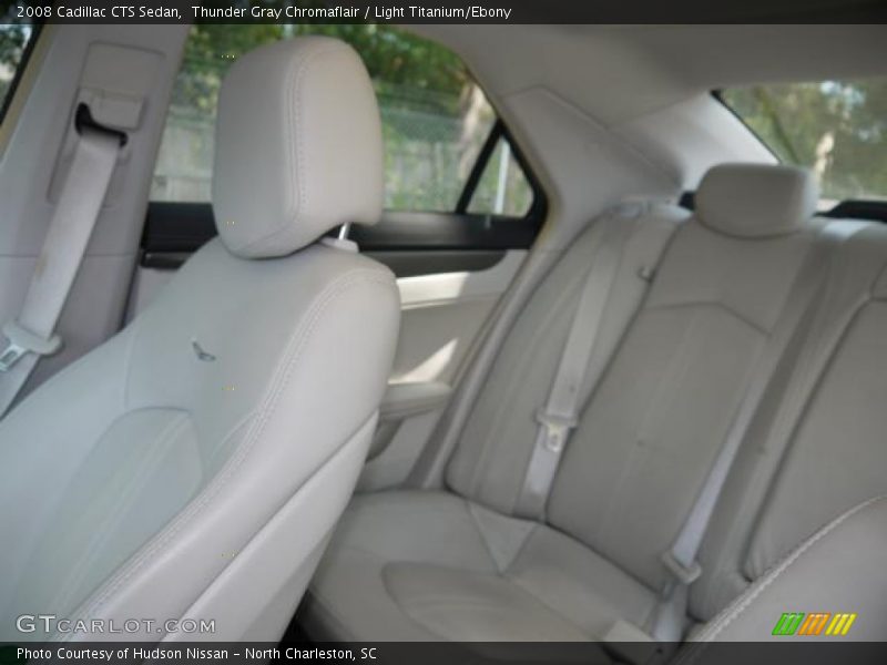 Thunder Gray Chromaflair / Light Titanium/Ebony 2008 Cadillac CTS Sedan