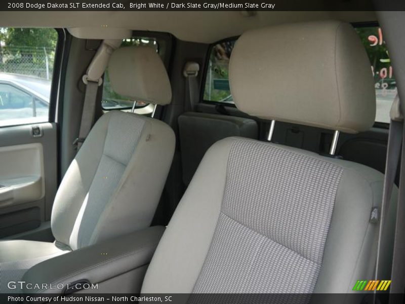 Bright White / Dark Slate Gray/Medium Slate Gray 2008 Dodge Dakota SLT Extended Cab