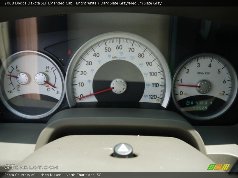  2008 Dakota SLT Extended Cab SLT Extended Cab Gauges