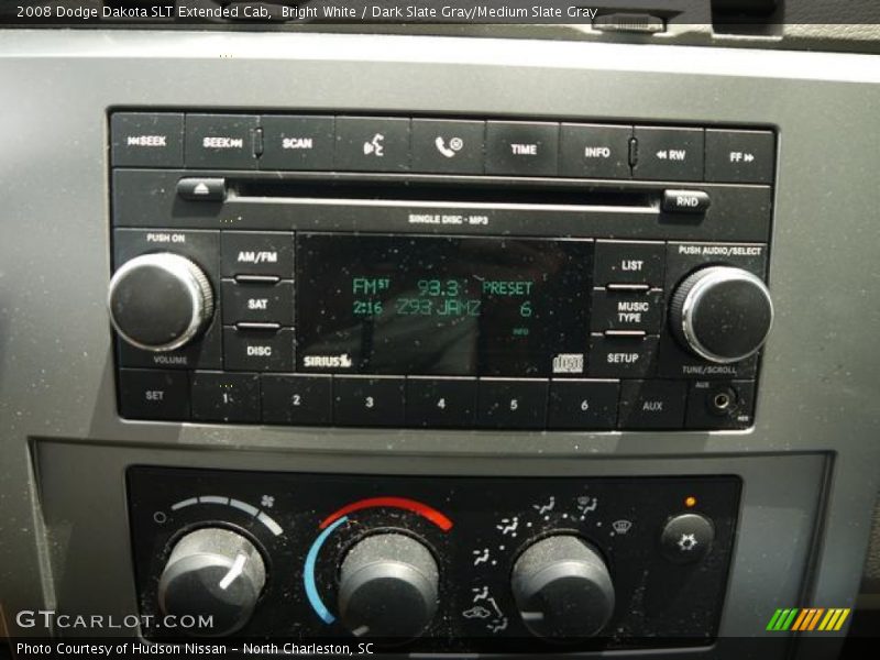 Audio System of 2008 Dakota SLT Extended Cab