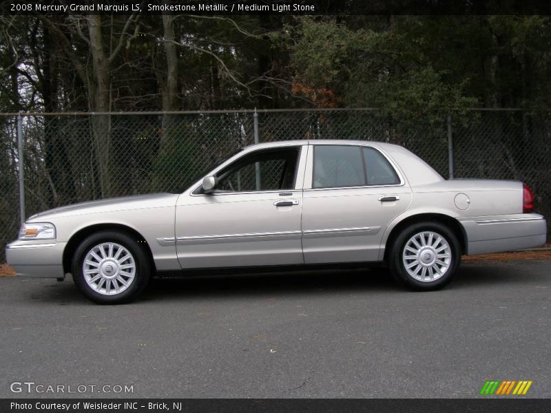 Smokestone Metallic / Medium Light Stone 2008 Mercury Grand Marquis LS