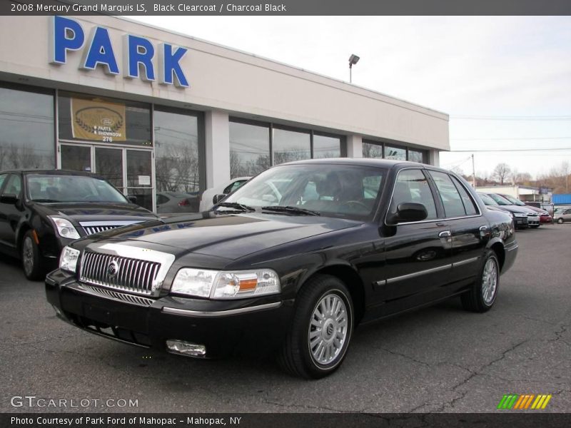 Black Clearcoat / Charcoal Black 2008 Mercury Grand Marquis LS