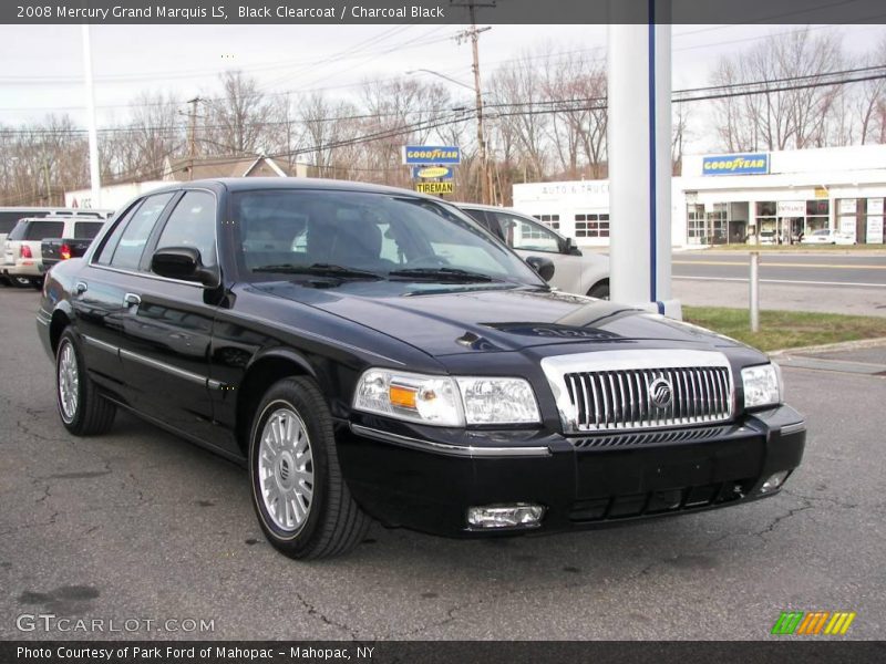 Black Clearcoat / Charcoal Black 2008 Mercury Grand Marquis LS
