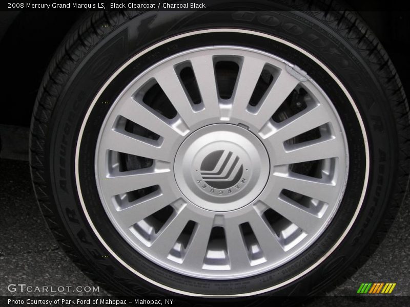 Black Clearcoat / Charcoal Black 2008 Mercury Grand Marquis LS