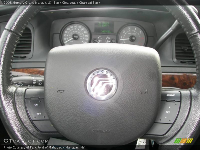 Black Clearcoat / Charcoal Black 2008 Mercury Grand Marquis LS