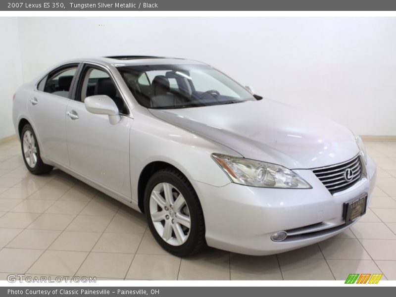 Tungsten Silver Metallic / Black 2007 Lexus ES 350